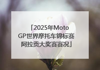 2025年MotoGP世界摩托车锦标赛阿拉贡大奖赛赛况